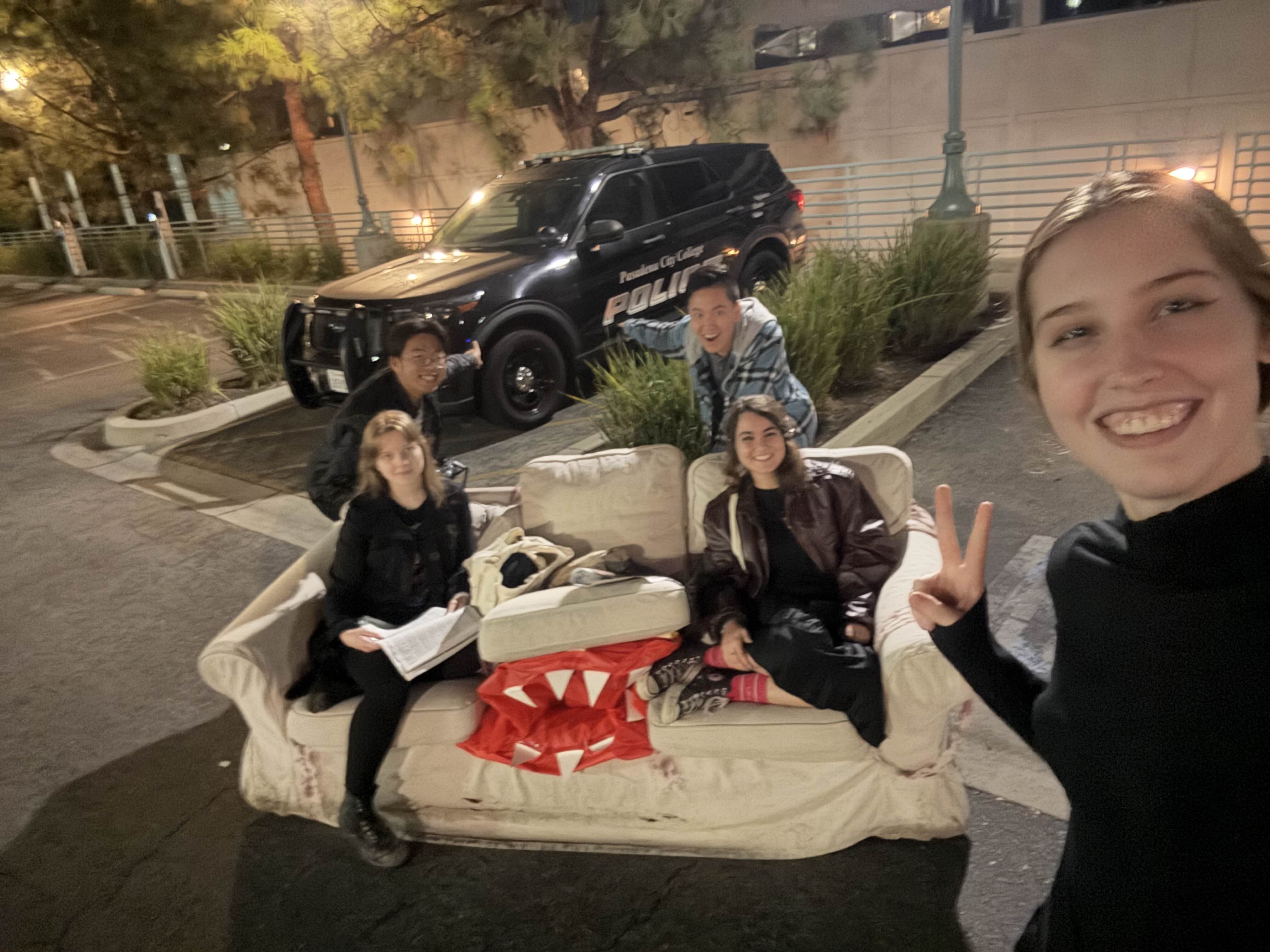 Couch out for Halloween