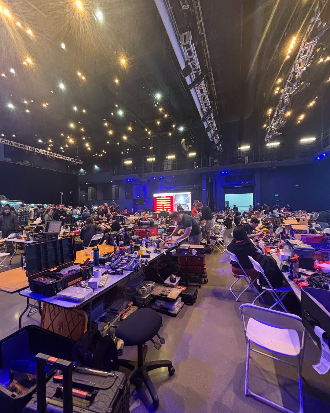 CRT volunteering at Robot Combat League National Championship in Santa Ana!